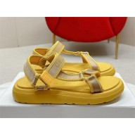 DIOR Dioriviera D-Wave Sandal in yellow Technical Fabric 2024