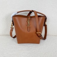 Saint Laurent le 37 small Bag in shiny leather 749036 Brown(original quality)