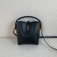 Saint Laurent le 37 mini in shiny leather black(original quality)