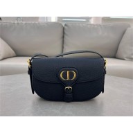 Dior Bobby East-West Bag in Black Grained Calfskin 2024