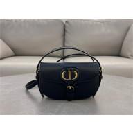 Dior Bobby mini Bag in Black Grained Calfskin 2024