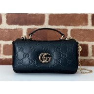GUCCI GG Milano mini top handle bag 806017 BLACK 2024
