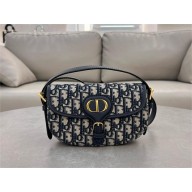 Dior Bobby East-West Bag in Blue Oblique Canvas 2024