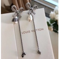 Louis Vuitton LV Windsor Pearl Earrings Bow Strass MP2200