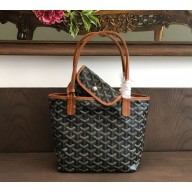 Goyard Anjou Mini Bag Black and Tan 1105-2024