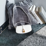 Celine Clutch On Strap In Smooth Calfskin white 2021