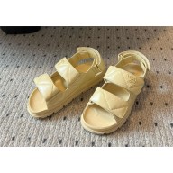 Prada Padded nappa leather sandals beige 2024