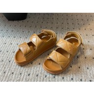Prada Padded nappa leather sandals brown 2024