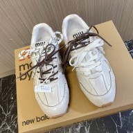 New Balance X Miu Miu 530 SL leather sneakers 5E165E white 2024