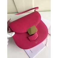 Celine Grained Calfskin Trotteur small/Medium Bag rosy