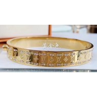 Louis Vuitton Nanogram Strass Bracelet M64860 Gold