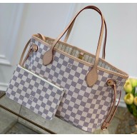 Louis Vuitton Damier Azur Canvas Neverfull PM Bag N41362 Beige 2023