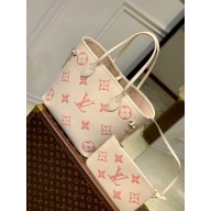 LOUIS VUITTON Monogram Empreinte leather Neverfull MM tote BAG M21579 2023