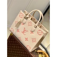 LOUIS VUITTON Monogram Empreinte leather OnTheGo MM tote M21575 2023