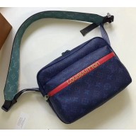 Louis Vuitton Men's Messenger Monogram Outdoor Bag M43829 Pacific 2018