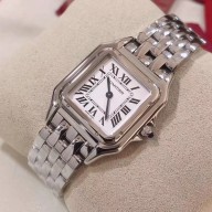 cartier panthere de cartier quartz watch silver