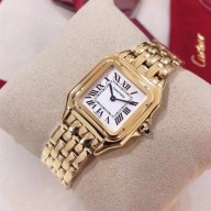 cartier panthere de cartier quartz watch yellow gold