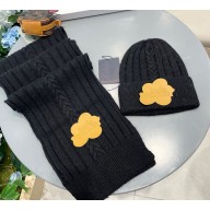 Louis Vuitton knit scarf,hat 2803-2024