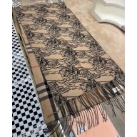 Burberry beige Reversible EKD Cashmere Scarf 2025