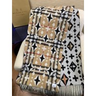 Burberry geometric Print Check Cashmere Scarf 2025
