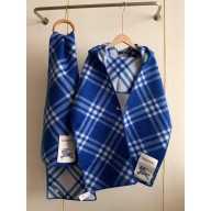 Burberry Check Wool Hooded Scarf 180x30cm 06 2025