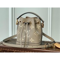 louis vuitton Nano Noé bucket bag M46291 GRAY 2023