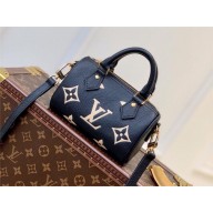 louis vuitton Monogram Empreinte leather Nano Speedy bag M81456