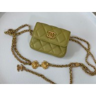 Chanel Belt Bag in Lambskin AP3427 green 2023