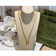 Gucci Blondie crystal necklace 2024