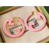 Gucci Blondie hoop earrings pink 2024