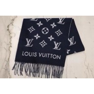 LOUIS VUITTON all monogram Scarf M79130 NAVY BLUE 2024