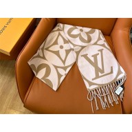 louis vuitton LV Medallion Scarf  M79213 beige rose 2024