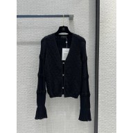 chanel BLACK CARDIGAN 2024SS