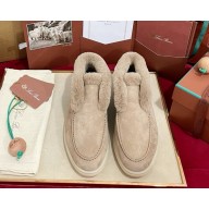 Loro Piana Open Walk Chukka Boots with beaver hair suede ankle boots 1025-05 2024