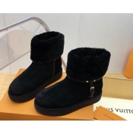 Louis Vuitton  LV Ski Aspen Platform Ankle Boot 1AC78O noir 2024