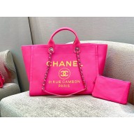 chanel cabas ete Deauville Tote A93786 fuchsia