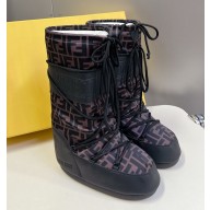 Fendi FF Motif Moon Boots 1106-02-2024
