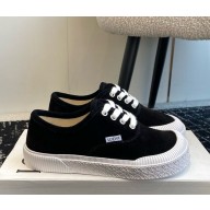 LOEWE Terra Vulca Lace-Up Suede/cotton upper Sneakers black 2024