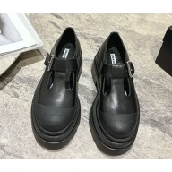 Alexander Wang Tova Mary Jane Platform in Leather black 2025ss