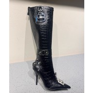 Balenciaga Women's Essex 105mm Boot in Black 2024