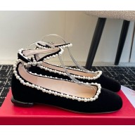Roger Vivier mary janes in velvet - black 2025