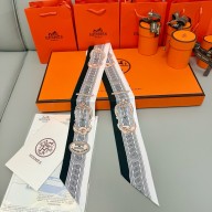 Hermes Twilly Silk Scarf 5x86cm 250305 35 2025