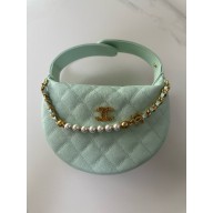 CHANEL pouch in Grained Calfskin AP4584 blue 2025