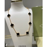 Van Cleef & Arpels Vintage Alhambra short necklace,10 motifs 16 2024