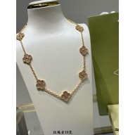 Van Cleef & Arpels Vintage Alhambra short necklace,10 motifs 19 2024