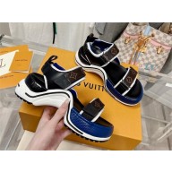 Louis Vuitton LV Archlight Flat Sandals monogram/blue 2023