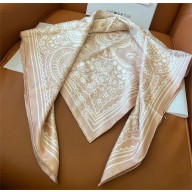 DIOR D-Butterfly Paisley 90 Square Scarf PINK 2025