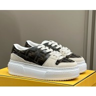 Fendi Women's Match Lace-Up Sneakers 03-2024