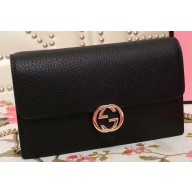 Gucci Icon Gucci Shoulder Bag 510314 Black 2018