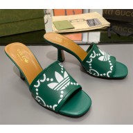 adidas x Gucci women's slide sandal GREEN 2023
